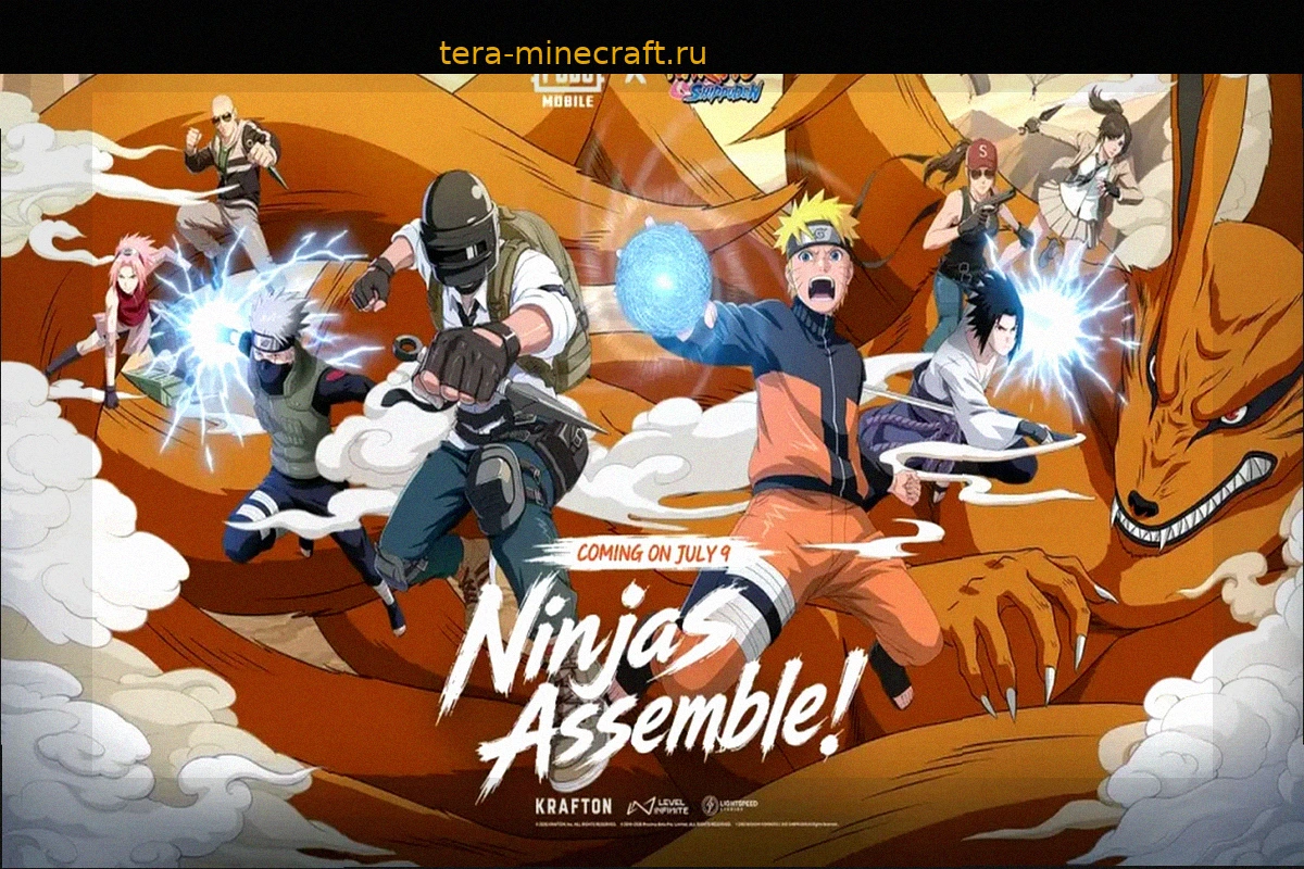 PUBG Mobile anuncia colaboração histórica com Naruto Shippuden; atualização chega em 9 de julho