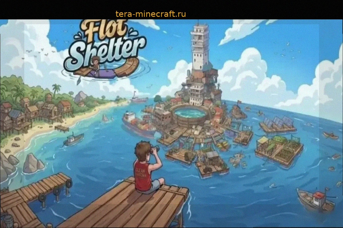 Flot Shelter выходит в раннем доступе на Android и предлагает игрокам выжить в мире, затопленном океаном